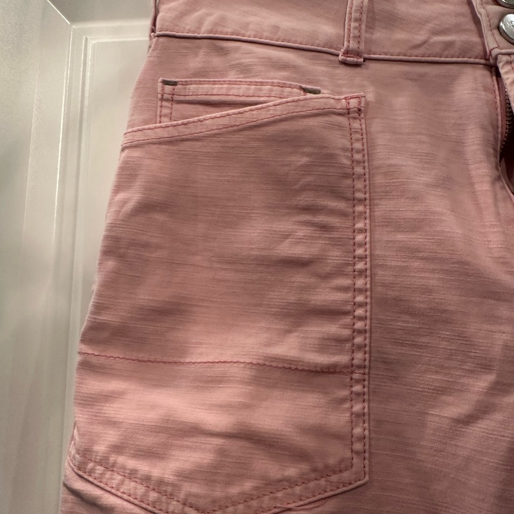 Anthropologie Pilcro Pink Ankle Cropped Pants-size 27 - Picture 4 of 9
